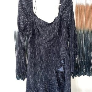 Black and White Polka Dot Dress